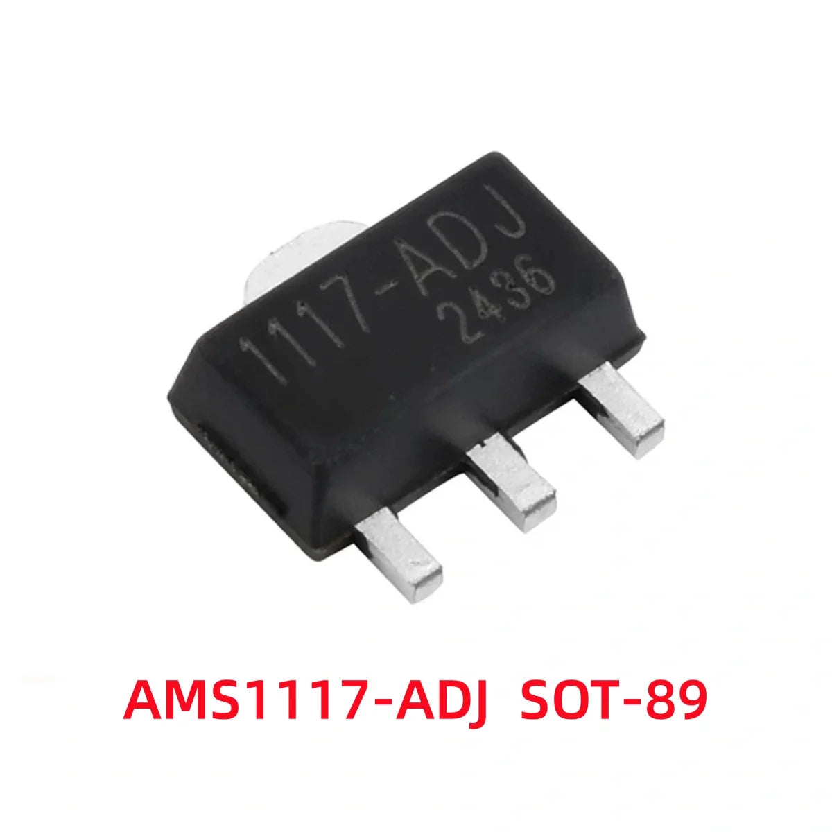 50/100Pcs AMS1117-1.2V 1.5V 1.8V 2.5V 3.3V ADJ SOT-223 SOT-89 AMS1117CD-5.0 TO-252 Adjustable/Fixed Low Dropout Linear Regulator