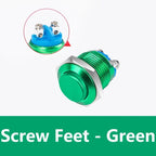 2/5/10Pcs Waterproof IP67 16mm Round Metal Switch Self-reset ON-OFF Momentary Push Button Switch