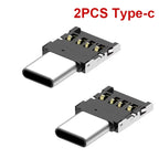 OTG Micro USB Type C Adapter USB-C Male to USB 2.0 Female Data Connector for Macbook Samsung Xiaomi Huawei Android Phone