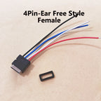 1/2/5PCS Type-C Male 2Pin Wired Connector Power Bank Dedicated 4Pin Waterproof Female Socket With Solder Wire For Electronics