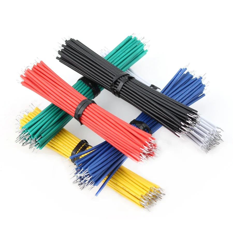 120pcs Tin-Plated Breadboard,PCB Solder Cable,26AWG 7.8cm Fly jumper Cable,1007-26AWG Tin Conductor Wires Connector Wire Diy