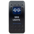Blue Led Rocker Switch Button 5Pins&7Pins ON OFF ON For Car Marine Boat NARVA ARB Style interior Lights parts Camper Accessories