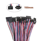 5/10 Pairs JST SM 2.54mm Pin Connector Set Male to Female Electrical Cable Wire Connector for DIY Projects 2P to 9P
