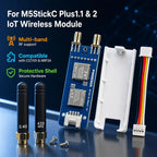 Stick RF 424 Development Board For M5Stack StickC Plus V1.1&2, 2 In 1 Module Compatibility NRF24L01 CC1101 Module Bruce Firmware
