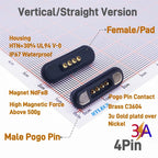RTLECS Magnetic Connector RC Car Drone JST JR 24V 3A DC Power Battery Charger SM Led Strip Blind Connect USB Cable 2/3/4 Pin