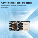 Switched JST-PH 2pin Connector SMT Right Angle Breakout Board Power Module + Pin row Adapt to 1-core Lithium Battery/AAA Battery
