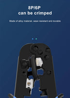 RJ45 Crimper RJ11  Tool Ethernet Network LAN Cable  Cutter Stripper Plier for 6P 8P RJ11 RJ12 Network Plier