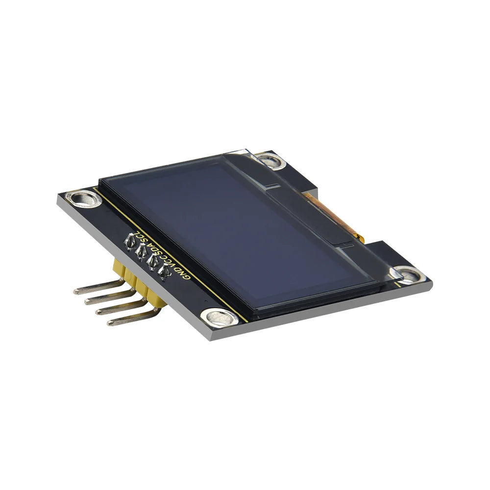 Keyestudio 0.96/1.3-inch OLED Module LCD Display 128x64 With IIC Ports 12C Serial LCD Panel With Baseboard For Arduino
