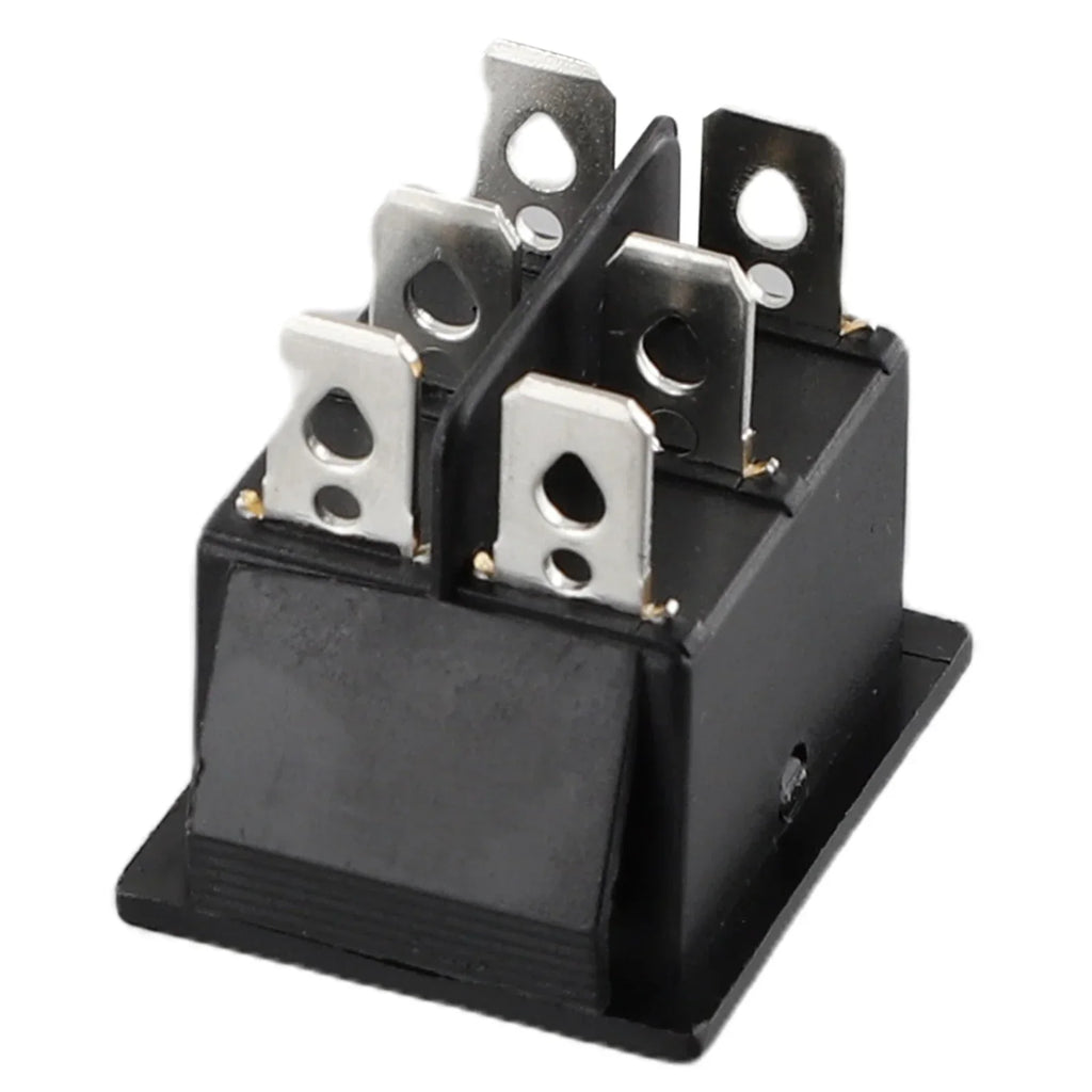 2pcs 6 PIN DPDT Double Pole Double Throw 20 Amp Momentary Rocker Switch 16A 250V AC/ 20A 125V AC Electrical Equipment