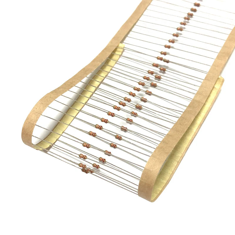 100PCS 1/8W Carbon Film Resistor 5% 2R7 27R 270R 2K7 27K 270K 2.7 27 270 R K Ohm 0.125W  0R--1M