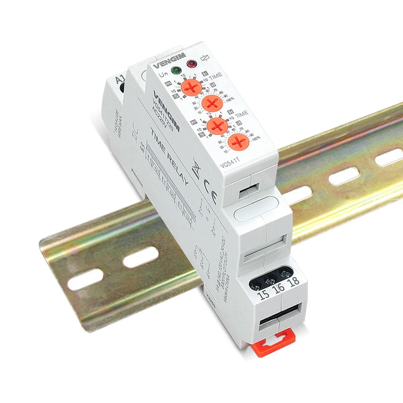 Cyclic Time Relay 220V 24V 12V AC/DC Asymmetrical Flashing Relay between ON and OFF Recycle Timer Repeat Time Adjustable