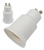 4pcs GU10 to E26/E27 Lamp base adapter Gu10 to E27 light socket adapter extender, install standard LED bulb into Gu10 holder