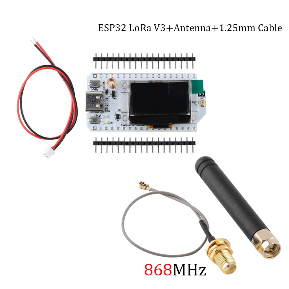 ESP32 LoRa V3 Kit Development Board 868MHz 915MHz SX1262 with 0.96 Inch OLED Display For Arduino IOT Meshtastic Devices