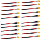 XT30 Male and Female Connector Plug with Silicone Wire 16AWG Cable, Suitable for FPV Drones with RC Lipo Fixed Wing Batteries