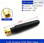 WiFi Antenna 6DBI 2.4GHz Foldable Glue Stick Antenna SMA Male Connector 2400-2500MHz Signal Booster For WiFi Router Wireless