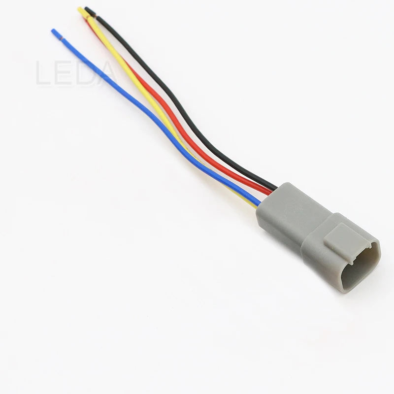 1Pcs DT Waterproof Automotive Connector With 15cm Wiring DT06-2S/DT04-2P 3P 4P 6P 8P 12P Male Female Plug Socket For Automobile