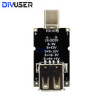 USB Type-C PD Trigger Module 100W 5A QC3.0 Adapter Cable 5V 9V 12V 15V 20V Output for Laptop Charger Power Supply DIY