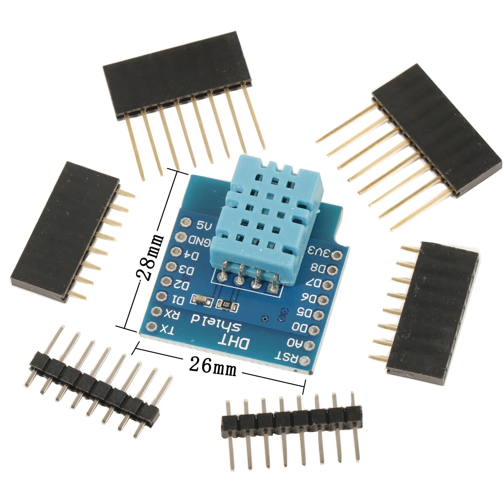 Digital Temperature Humidity Sensor Module Board + PCB For Arduino Ultra-low Power High Precision DHT11 DHT22 AM23