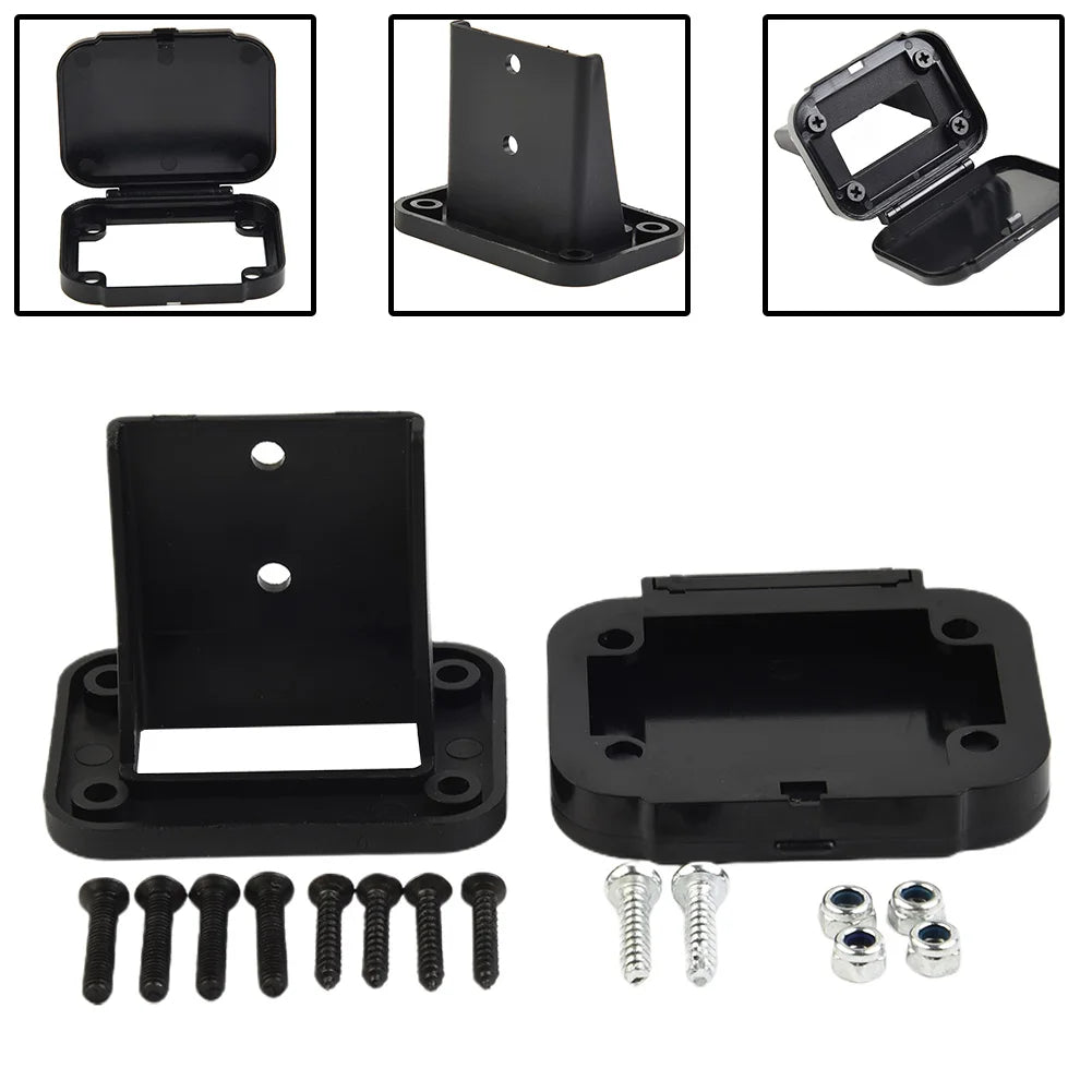 1/2Pcs For 50A For Anderson Plug Connector Flush Mount Bracket Panel Cover In-Line 50A Panel Connector Plug Bracket For Caravan