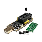 CH341A/CH341B 24 25 Series EEPROM Flash BIOS USB Programmer Module SOIC8 SOP8 Test Clip for EEPROM 93CXX / 25CXX / 24CXX DIY KIT
