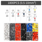 300-2000 pcs Durable Wire Connect Insulated Connector Crimp Terminator Cold Pressed Insulated Termina