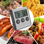 Tp700 Digital Remote Wireless Food Kitchen Oven Thermometer Probe For BBQ Grill  Oven Meat Timer  Temperature  Manually Set