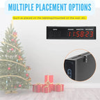 2025 Trend Large Digital Countdown Clock,LED Display, 999 Day Countdown Timer For Christmas, Count Up/Down Calendar For US US Pl