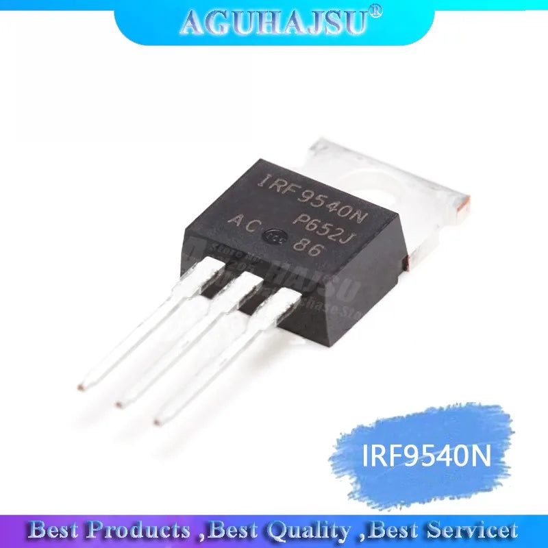 10Pcs TO220 Through Hole P-Channel Power MOSFET IRF9540 IRF9540N IRF9540NPBF Switch Circuit Parts