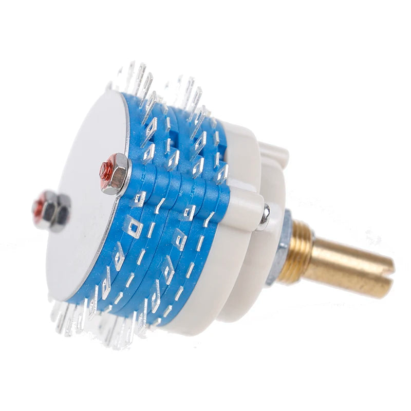 2Pole 24step 2x24 rotary switch attenuator volume control DIY pot potentiometer