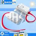 New 220V AC 50Hz Auto Infrared Sensor Switch PIR Microwave Radar Body Motion Sensor Module Adjustable For Time Distance Range