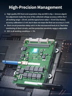 SMART BMS 400A 420A HighCurrent 4-30S BMS for Lifepo4 Li-ion Battery with BT UART for Golf Cart EV and Industrial Energy Storage