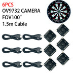 3-Pack OV9732 USB Camera 100° No Distortion 30FPS for Autodarts.io Dart Scoring System Raspberry Pi Mac Linux