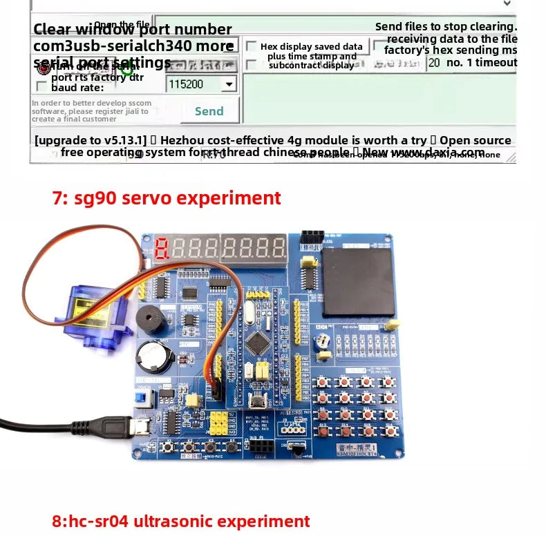 STM32F103C8T6 Development Board Core Board STM32-F103 Elf DIY High/Low Edition Quick Start Learning Kit Programming