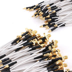 10PCS MMCX Male to SMA Female 2Hole Flange Panel Mount RG316 Cable Pigtail FPV Antenna Extension Cord for TBS Unify Panda RC VTX
