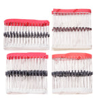 1N Series Rectifier/Schottky 1N4001 1N5399 Diode Assortment Encapsulated Diode 1N4007 45mil 1N5817 1N4937 1N5819 1N60 1N914