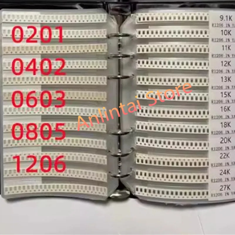100PCS SMD Resistance R270 R300 R360 R390 R430 0805 1210 1206 2010 1812  2512  ±1% Thick Film Resistor