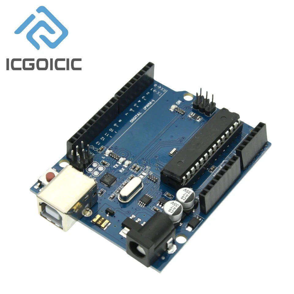 For Arduino UNO R3 Dev Board with USB Cable, ATmega328P ATmega16U2 Microcontroller Module