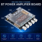 DC 12V-24V Audio Receiver Power Amplifier Module HiFi Chips SZM-TB21H TPA3116D2 Bluetooth Car Audio Speakers Amplifier Board