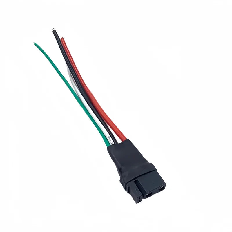XT30 (2+2) Female Connector with Signal Pins, XT30F 4 Pin Plug with Silicone Wire for Robotics, FPV Drone, CAN Bus
