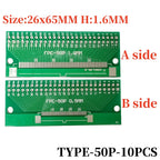 10PCS FFC/FPC Adapter Plate 0.5 to 2.54MM 4P/6P/8P/10P/12P/14P/15P/16P/20P/24P/26P/30P/32P/34P/36P/40P/45P/50P/52P/60P/80P/96P