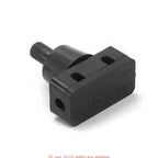Mini Power Switches ON/OFF Push Button for Home Lamps Industrial Field AC250V 10A 2 Pins Latching Pressure