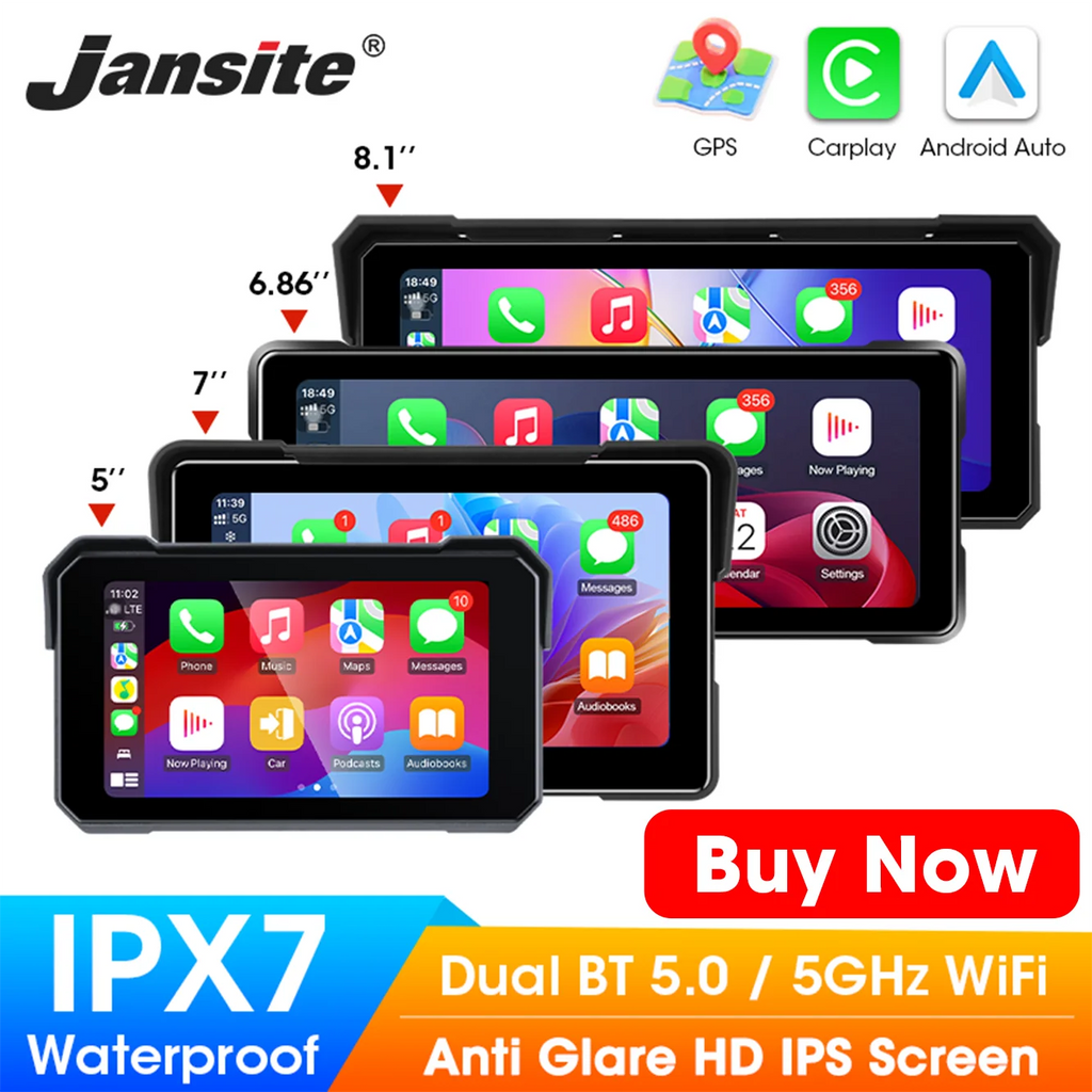 Jansite Motorcycles TPMS Designed for Specific Model Temperature Warning Gauge Moto Tire Pressure Sensors Motorcycle Accessories