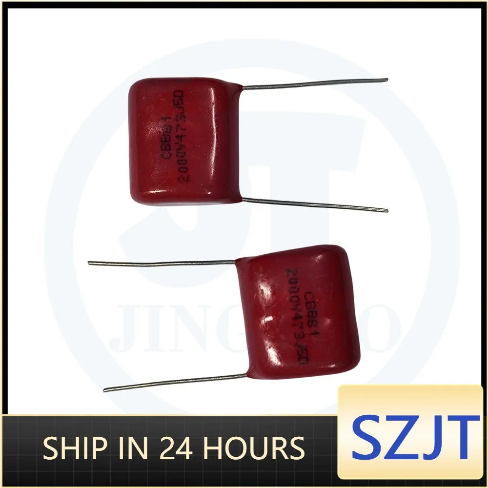 5PCS CBB81 473J2000V 0.047uF 2KV 47NF P20 Polypropylene Film Capacitor 20mm 2000V473J