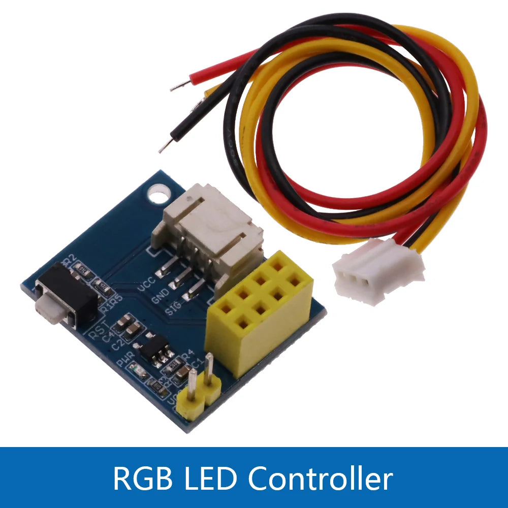 ESP8266 ESP-01S 5V WiFi Relay Module Temperature Sensor DS18B20 DHT11 DHT22 WS2812 RGB LED Remote Control Switch for Arduino