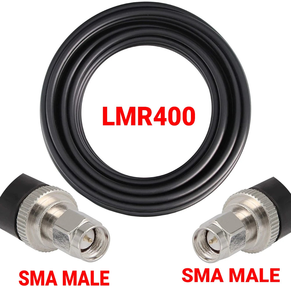 Coaxial LMR400 Cable N to N/ SMA/RP-SMA Male Female Connector Crimp 50 ohm RF LMR-400 Pigtail Antenna Radio Cable