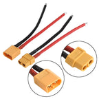 XT60 Male Female Bullet Connectors Plug Adapter With 14 AWG Silicon Wire For ESC Lipo Battery Extension Quadcopter Multicopter