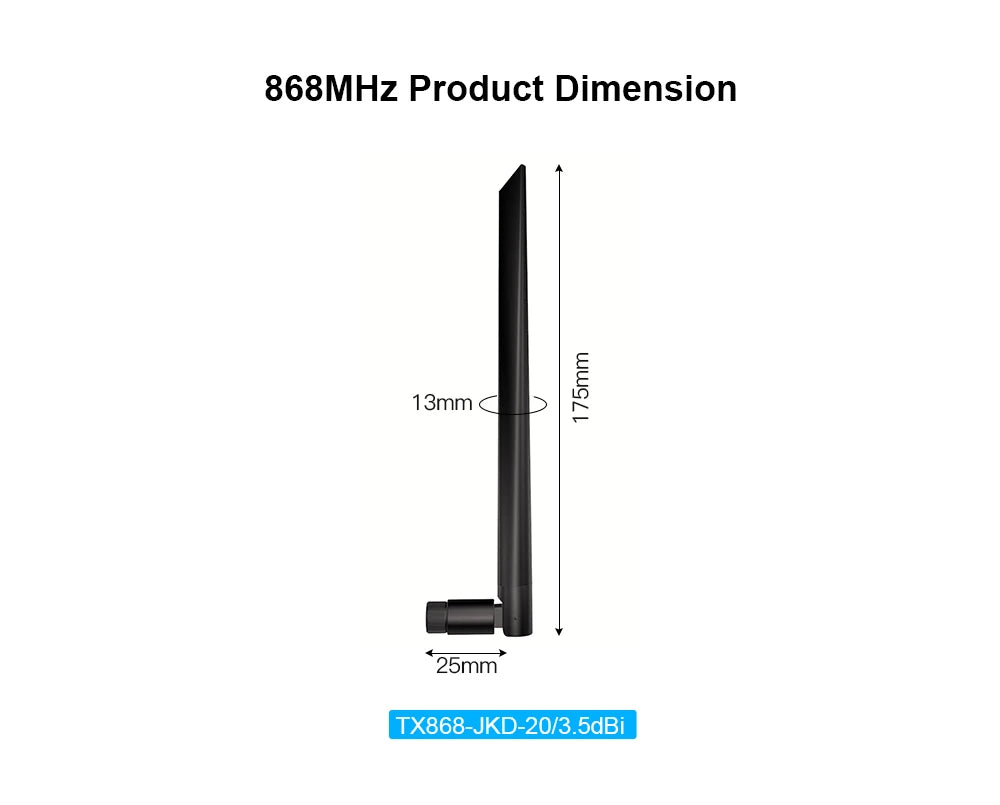LoRa 868 MHz Antenna for Communication SMA Male 3.5dBi 868MHz Internet Wifi Antena Low VSWR for LoRaWan