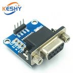 MAX3232 RS232 to TTL Serial Port Converter Module Female DB9 Connector MAX232 Flashing Board