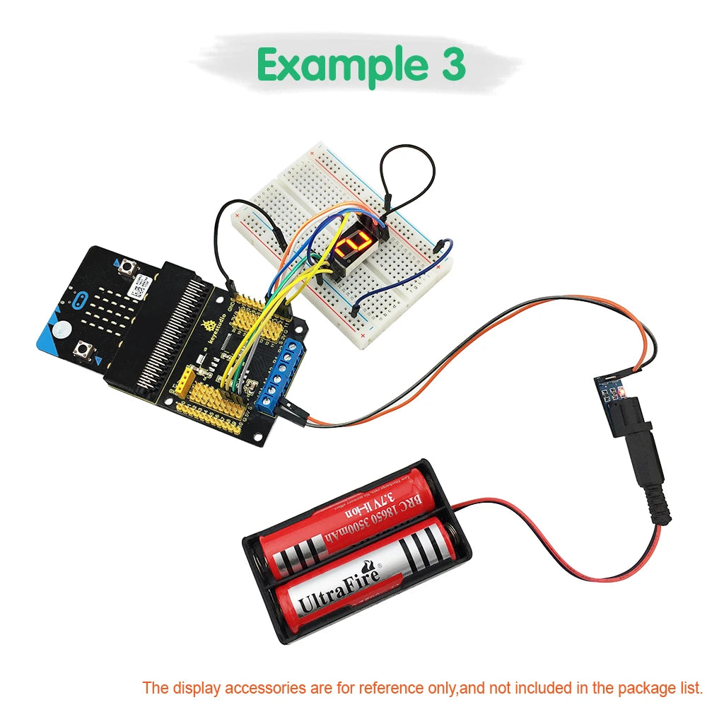 Keyestudio Motor Drive Breakout Board For The BBC Micro bit Integrate TB6612FNG Chip Comes Serial Port Communication Pins