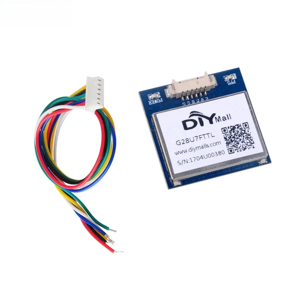 VK16E G28U7FTTL GPS Module with Antenna TTL 1-10Hz FLASH Flight Control Module Part for Model Aircraft RC Drone Car DIY Kit
